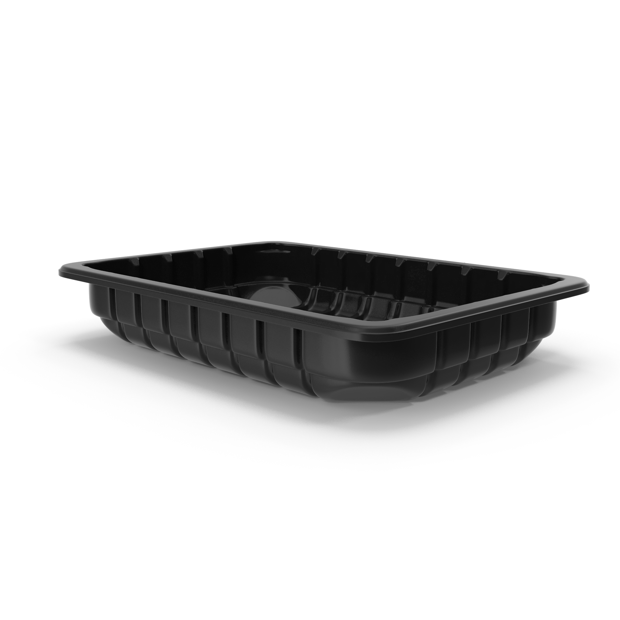 Modified atmosphere packaging plastic tray.